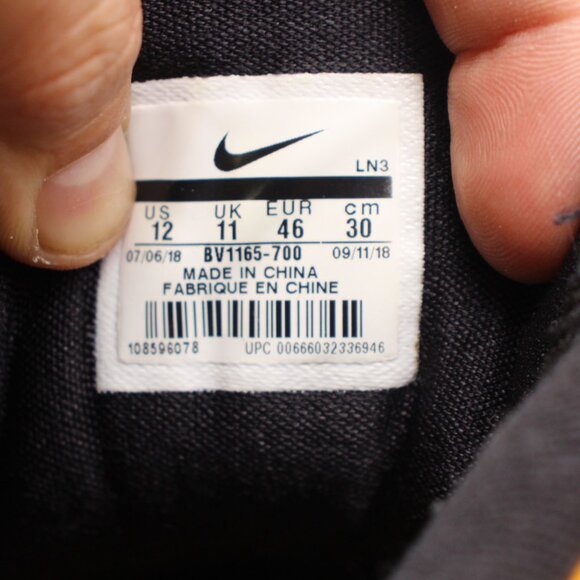 Nike Air Max Speed Turf Steeler Shoes Men 12 Yellow Athletic Sneaker BV1165-700 - Picture 3 of 10